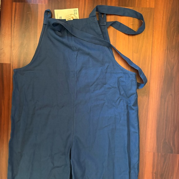NWT Original Dungaree: ORGANIC COTTON Indigo Blue - (Umi) UK 16/US 12 Lucy & Yak - Picture 6 of 7